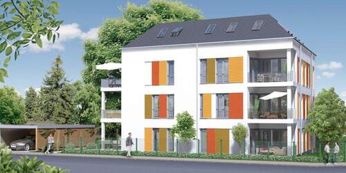 Hausansicht - Hochwertige Familienwohnung im klimafreundlichen Neubau mit KFW-Förderung!