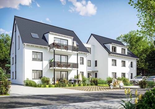 2 Häuser/6 Wohneinheiten - +++ PRO ETAGE 1 WOHNUNG +++ Neubau von 6 komfortablen 4 Zi. Eigentumswohnungen mit Lift in zentraler Lage in Forchheim!