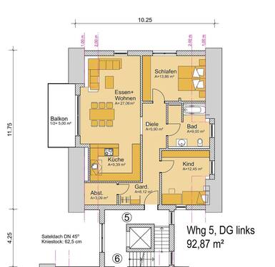 2.OG Whg 5-links - 4 Zimmer Etagenwohnung in Forchheim