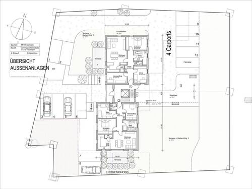 Aussenanlagen- Übersicht - Etagenwohnung in Forchheim zum Kaufen