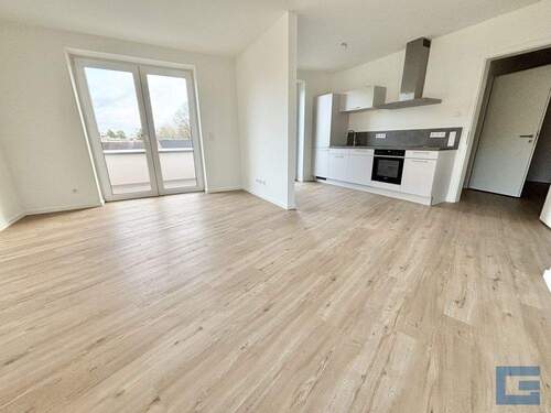 Wohn- und Esszimmer - 2-Zimmer-Neubauwohnung im Dachgeschoss- Alt-Heikendorf