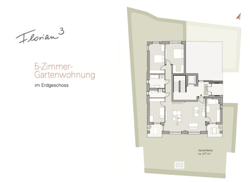 5-Zimmer-Gartenwohnung - 