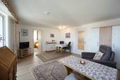 Blick vom Sofa - Etagenwohnung mit 44,00 m² in Sylt zum Kaufen