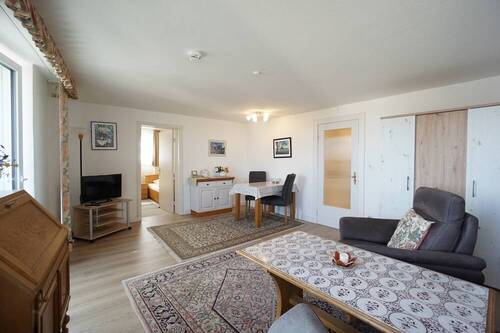 Blick vom Sofa - Etagenwohnung mit 44,00 m² in Sylt zum Kaufen