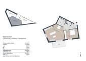 Grundriss - Etagenwohnung mit 64,10 m&sup2; in Stein zur Miete