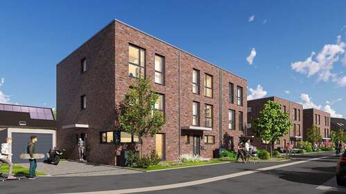 Essen - Ringstr 2.BA - 24-26 Vorderseite - 5 Zimmer Reihenendhaus zum Kaufen in Essen