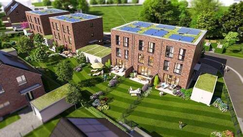 Essen - Ringstr 2.BA - 24-30 Gesamtperspektive Garten - 5 Zimmer Reihenendhaus in Essen