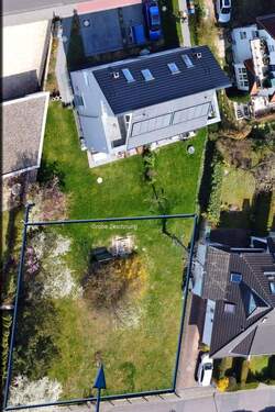 Oberursel Steinstraße 1 Grundstück 02 Drohne 3.jp - Grundstück in Oberursel zum Kaufen