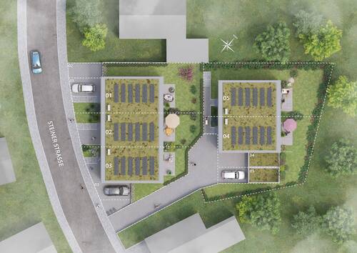 Übersicht - Reihenendhaus mit 133,70 m² in Walzbachtal zum Kaufen