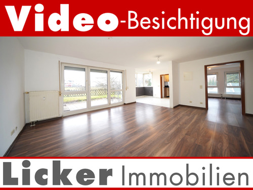 Wohnbereich - * Barrierefreie 2,5-Zi.-EG-Eck-Whg. mit Terrasse, Garage & Blick ins Grüne