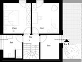 Grundriss Obergeschoss - 