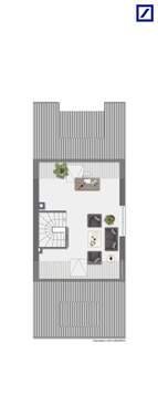 Ausgebaute Galerie, Studio - 