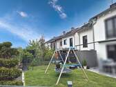 Gartenansicht - Hochwertiges Reihenhaus 5ZKB + Wohnkeller - Sahnestück in Jügesheimer Feldrandlage mit S-Bahn