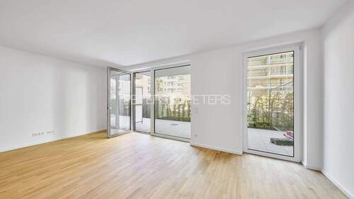 Wohnzimmer (Beispiel) - + Neubauwohnung in Rothenburgsort +