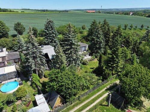 Luftaufnahme - 4 Zimmer Mehrfamilienhaus, Wohnhaus zum Kaufen in Neudietendorf