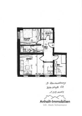 WE 2, 1.OG rechts, Ritterstr. 6 b - 