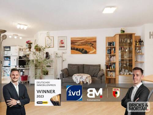Titelbild - Großzügige 2-Zimmer-Wohnung mit Aufzug und Tiefgarage in Klosterlechfeld