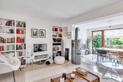 Wohnzimmer - Reihenmittelhaus mit 95,00 m&sup2; in Hamburg zum Kaufen