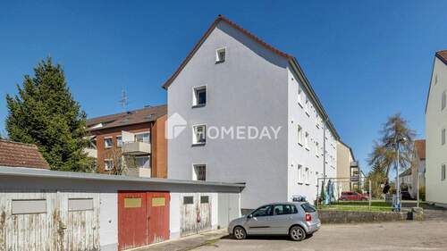 Außenansicht 3 - 3 Zimmer Etagenwohnung zum Kaufen in Augsburg