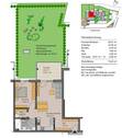 Grundriss Whg. Nr. 2 (nicht maßstabsgetreu - kann vom Original abweichen) - Terrassenwohnung mit 74,40 m² in Sontheim-Attenhausen zum Kaufen