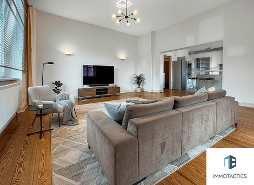 Beispiel Wohn-Essbereich EG - Stilvolle, geräumige 3-Zimmer-Erdgeschoss-Wohnung mit Terrasse - barrierearm durch zusätzlichen Lift