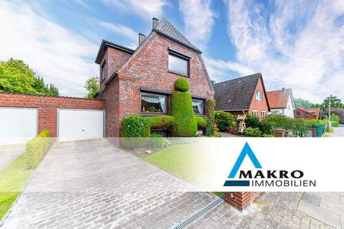 Hausansicht - 3D VIRTUAL TOUR - Einfamilienhaus mit Keller, Garage und Garten in Pinneberg