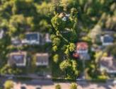 Luftaufnahme vom Grundstück - Grundstück in Höchberg