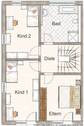 Grundriss OG - 6 Zimmer Doppelhaushälfte in Isen