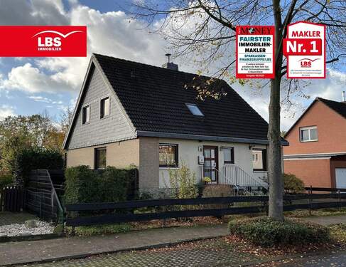 Vorderseite - Familienfreundliches Haus mit großzügiger Grundstücksfläche