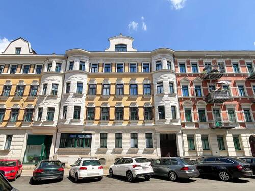 Hausansicht - 2 Zimmer Etagenwohnung zum Kaufen in Leipzig