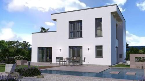Ansicht Garten - DAS DESIGNHAUS DER EXTRAKLASSE - 706.200,00 EUR Kaufpreis, ca.  188,10 m² Wohnfläche