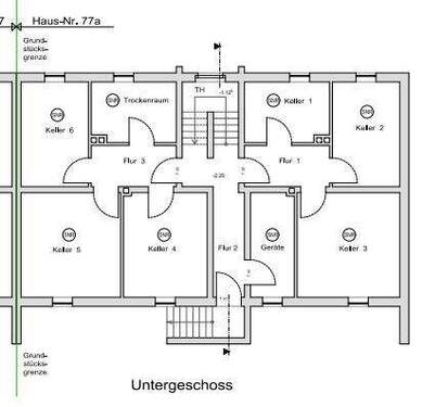 Untergeschoss Haus 77a - 