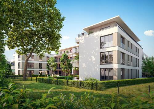 Visuals_NUE-Großreutherstraße_165_Kamera-02.jpg - Sonnige Terrassenwohnung, smarte Küchenplanung, direkt am Marienbergpark, Wärmepumpe + PV, KfW 40 EE