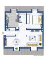 Grundriss DG - möbliert - 