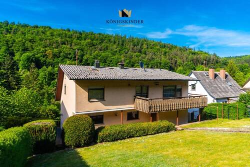 Ansicht Rückseite - 9 Zimmer Einfamilienhaus in Walldürn