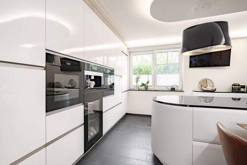 Küche Sicht aus Wohnzimmer - 