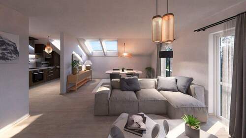 Moderner Wohnbereich - 3 Zimmer Bungalow in Löbau