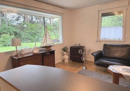 Wohnzimmer mit Ofen - 