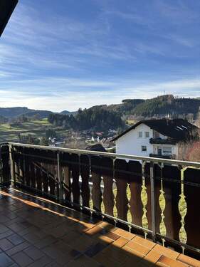 Ausblick vom Balkon - 