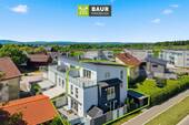 Luftaufnahme - Tettnang - Junges Reihenendhaus - Sofort bezugsfrei mit Garage und Pkw-Stellplatz