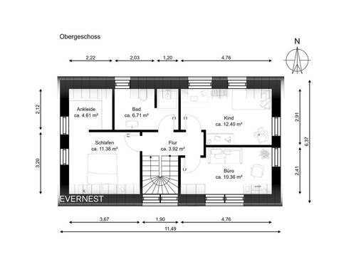 1.Obergeschoss - 