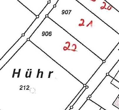Ausschnitt Flurkarte - 