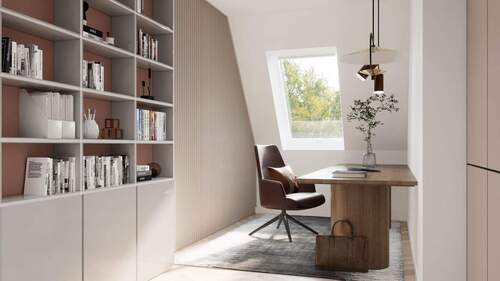 Arbeitszimmer - visualisiert - 