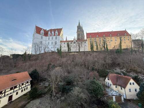 Blick vom Wohnzimmer - 5 Zimmer Etagenwohnung zur Miete in Meißen