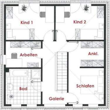 Dachgeschoss 9,59x9,59.jpg - Einfamilienhaus in Jesteburg zum Kaufen