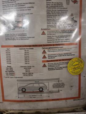 Technische Information - Garage, Stellplatz in München zum Kaufen