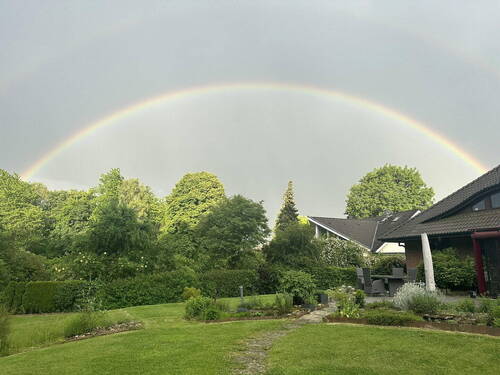 Ansicht Garten - 7 Zimmer Einfamilienhaus zum Kaufen in Rödinghausen