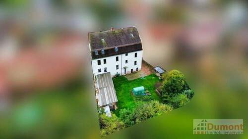 Luftaufnahme - Mehrfamilienhaus, Wohnhaus mit 373,00 m² in Merseburg zum Kaufen