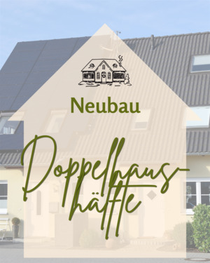 DHH Titel - Energieeffizientes Neubau-Doppelhaushälfte. Barrierefrei. Tolle Größe! Inklusive Stellplatz.