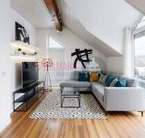 Bezugsfreie 3-Zimmer-Dachgeschosswohnung mit Dachterrasse, 2 Balkonen, Gartenanteil & Tiefgarage - Fürstenfeldbruck